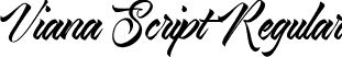 Viana Script Regular font - Viana Script.ttf