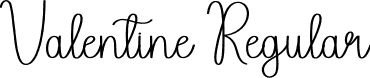 Valentine Regular font - Valentine.otf