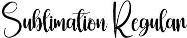 Sublimation Regular font - Sublimation.otf