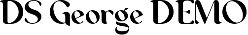 DS George DEMO font - DS George DEMO.otf