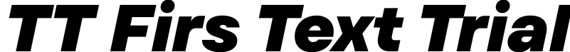 TT Firs Text Trial font - TT-Firs-Text-Trial-Black-Italic.ttf