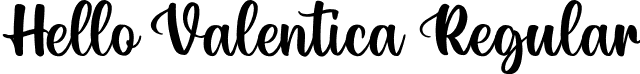 Hello Valentica Regular font - Hello Valentina.ttf