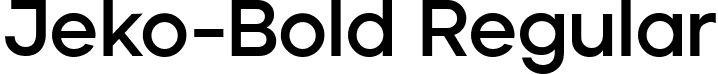 Jeko-Bold Regular font - Jeko Bold.ttf