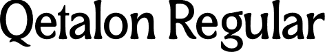 Qetalon Regular font - Qetalon.otf