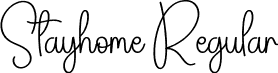 Stayhome Regular font - Stayhome.otf