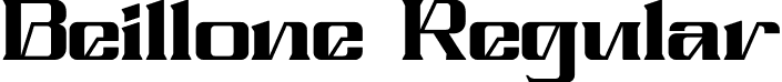 Beillone Regular font - beillone.otf