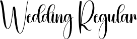 Wedding Regular font - Wedding.otf