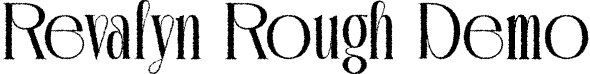 Revalyn Rough Demo font - RevalynRough-Regular.otf