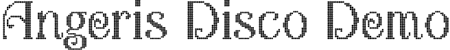 Angeris Disco Demo font - AngerisDisco-Regular.otf