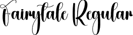 Fairytale Regular font - Fairytale.otf