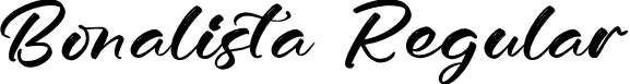 Bonalista Regular font - Bonalista.otf