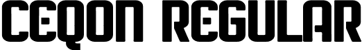 CEQON Regular font - CEQON.otf