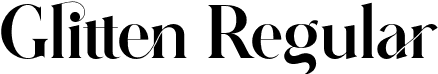 Glitten Regular font - Glitten-Regular.otf