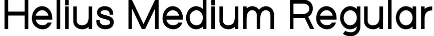 Helius Medium Regular font - Helius-Medium.otf