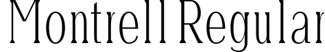 Montrell Regular font - Montrell-Light.ttf