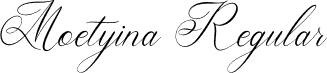 Moetyina Regular font - Moetyina-Demo.otf