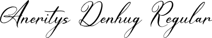 Aneritys Denhug Regular font - Aneritys-Denhug-Demo.otf