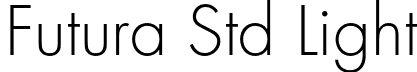 Futura Std Light font - Futura Std Light.ttf