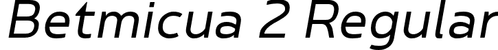 Betmicua 2 Regular font - Betmicua-Regular6.otf