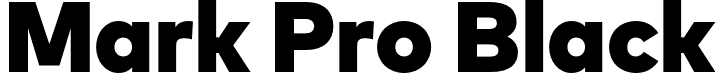 Mark Pro Black font - MarkPro-Black.otf