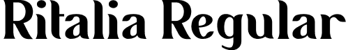 Ritalia Regular font - ritalia.ttf