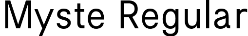 Myste Regular font - Myste-Regular.otf