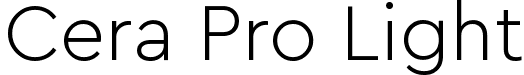 Cera Pro Light font - Cera Pro Light.ttf