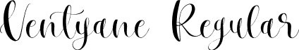 Ventyane Regular font - Ventyane.ttf