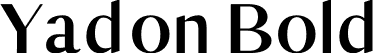 Yadon Bold font - Yadon Bold.otf