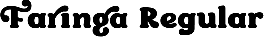 Faringa Regular font - Faringa.ttf