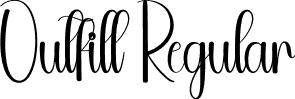 Outfill Regular font - Outfill.otf