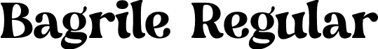 Bagrile Regular font - Bagrile.otf