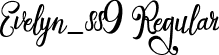 Evelyn_ss9 Regular font - Evelyn_ss9.ttf