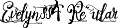 Evelynss4 Regular font - Evelyn_ss4.ttf