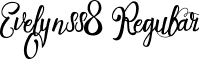 Evelynss8 Regular font - Evelyn_ss8.ttf