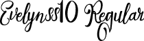 Evelynss10 Regular font - Evelyn_ss10.ttf