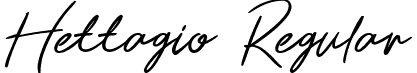 Hettagio Regular font - Hettagio Font.ttf