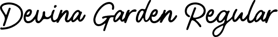 Devina Garden Regular font - Devina Garden.otf