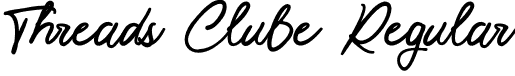 Threads Clube Regular font - ThreadsClube.otf