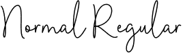 Normal Regular font - Estrella-Signature.otf