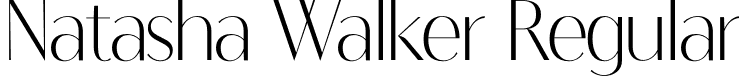 Natasha Walker Regular font - NatashawalkerRegular-lgede.otf