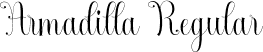 Armadilla Regular font - Armadilla.otf