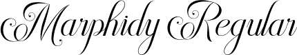 Marphidy Regular font - Marphidy TTF.ttf