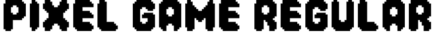 Pixel Game Regular font - Pixel-Game.otf