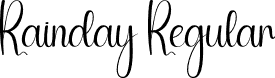 Rainday Regular font - Rainday.otf