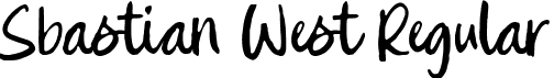 Sbastian West Regular font - Sbastian-West.otf