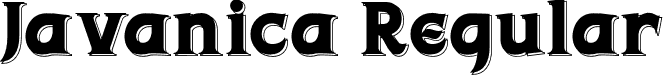 Javanica Regular font - Javanica.otf