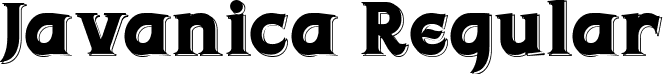 Javanica Regular font - Javanica.ttf