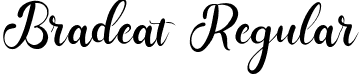 Bradeat Regular font - Bradeat-ZVYaz.ttf