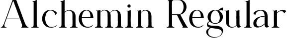 Alchemin Regular font - Alchemin.ttf